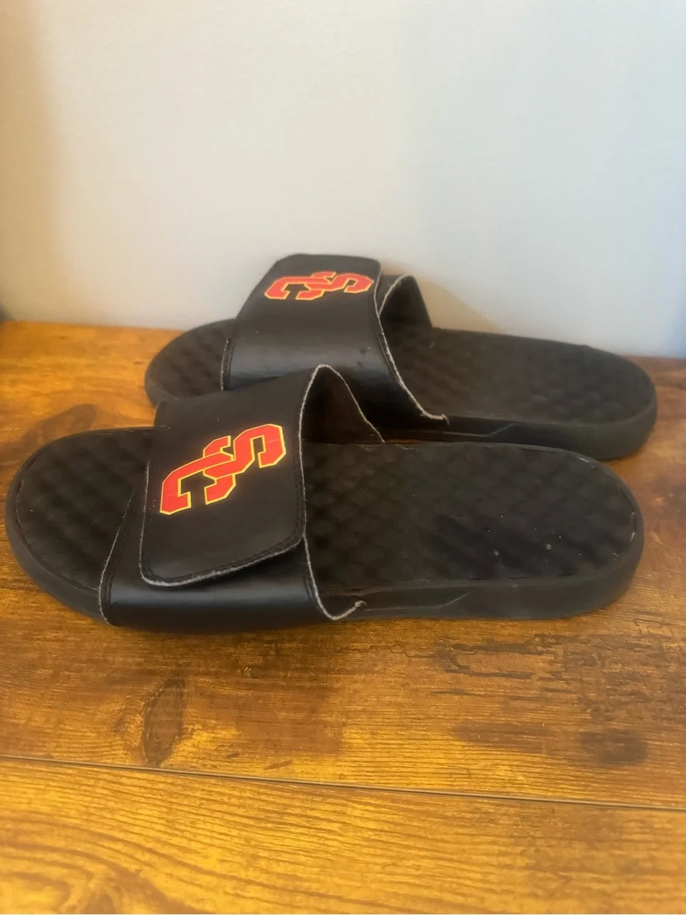 ISlide USC Trojans Slide Sandals Black Adjustable NCAA College‎ Men Size 11